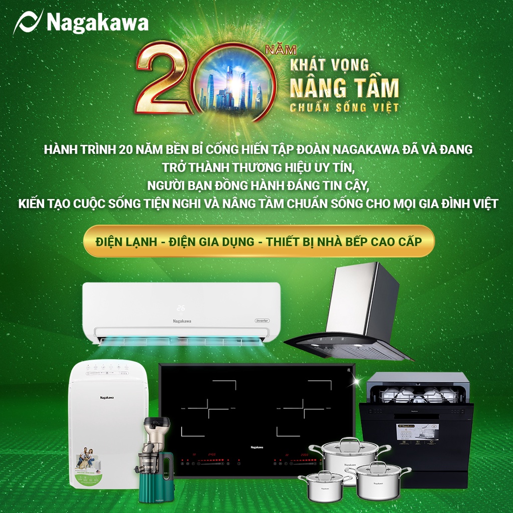 Ảnh Nồi lẩu nướng điện 1 ngăn đa năng Nagakawa NAG1905 (5L) - Bảo hành 12 tháng 2