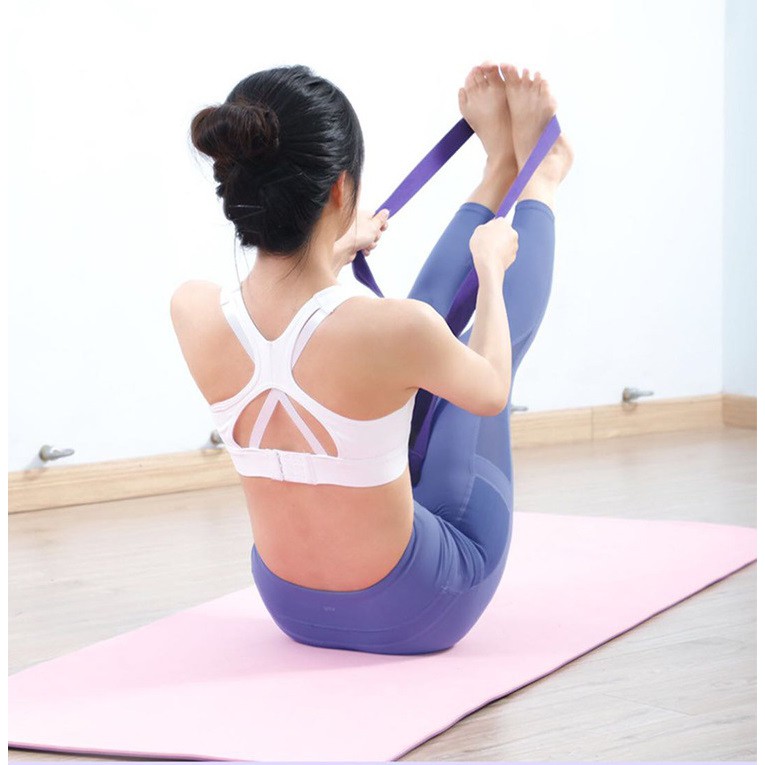 Dây tập Yoga cotton dài 1,8m SPORTY YGT11 tập cơ tay, chân, lưng, tăng độ dẻo dai, uốn cong lưng