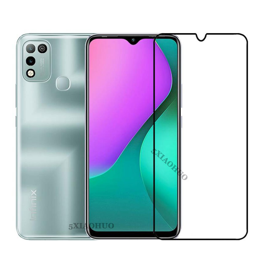 (4IN1) Infinix Hot 10s hot 10 9 Play Zero 8 SMART 5 Camon 16 pova 2 Vỏ điện thoại chống sốc + màng kính cường lực + màng mặt sau bằng sợi carbon + màng ống kính