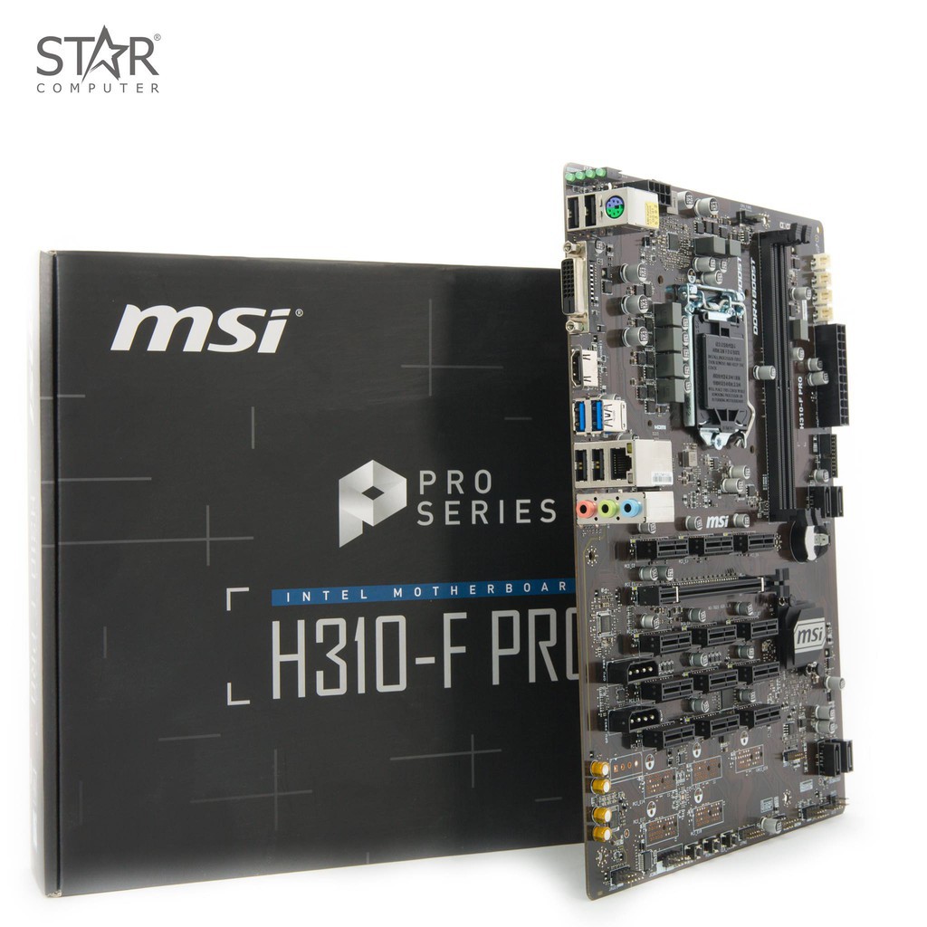 F Pro Msi H310 Mining Intel Msi H310f Pro MSI H310-F Pro LGA 1151 ATX