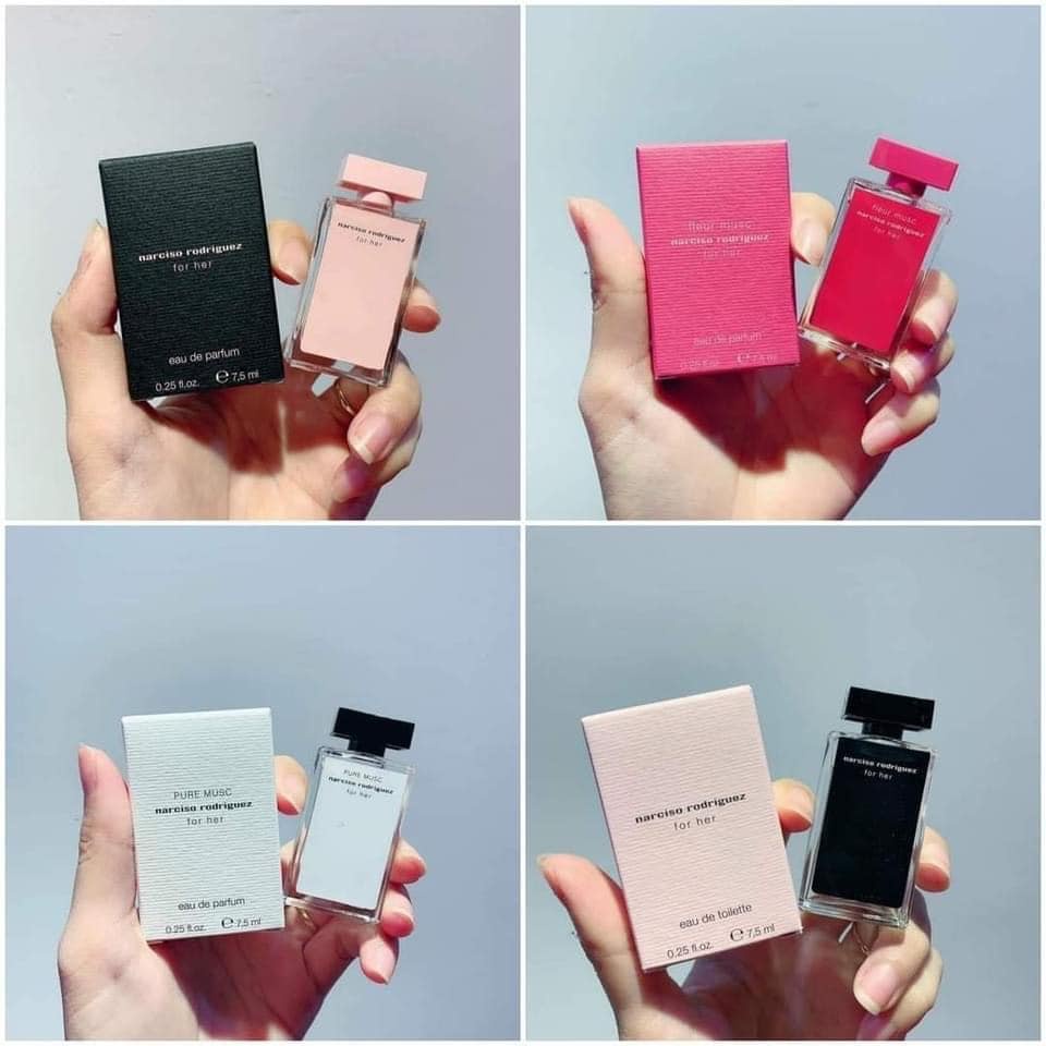 [MINI - REAL] Nước Hoa Narciso Rodriguez For Her EDP, Pure Musc EDP, Rodriguez EDT, Fleur Musc EDP Chính hãng
