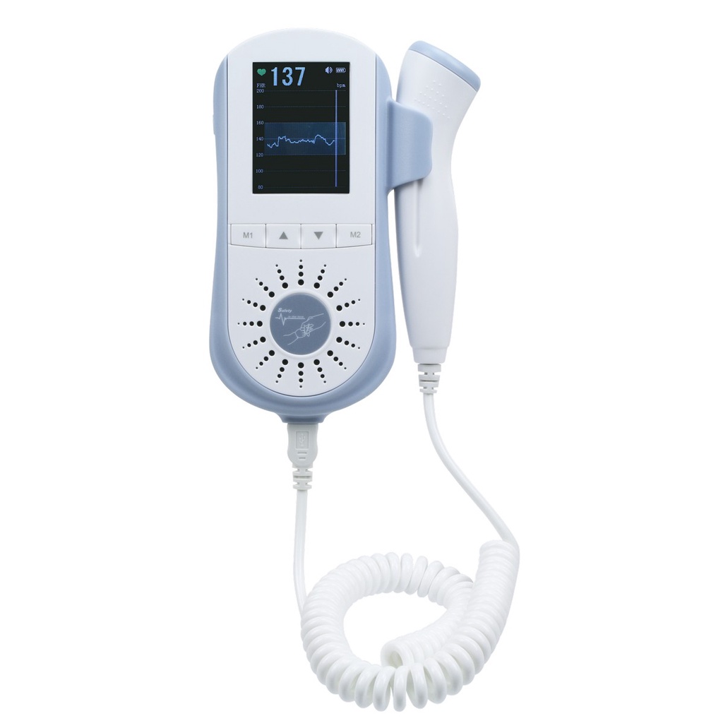 Máy đo nghe tim thai cá nhân cầm tay Jumper JPD-100E(2) (Tặng kèm gel siêu âm)