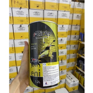 (Nhập khẩu) (1.2L) Nhớt Eni I-Ride Scooter 10W40 chuyên dụng cho xe Vespa/Piaggio