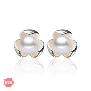 Bông tai ngọc nhân tạo nở hoa BH634