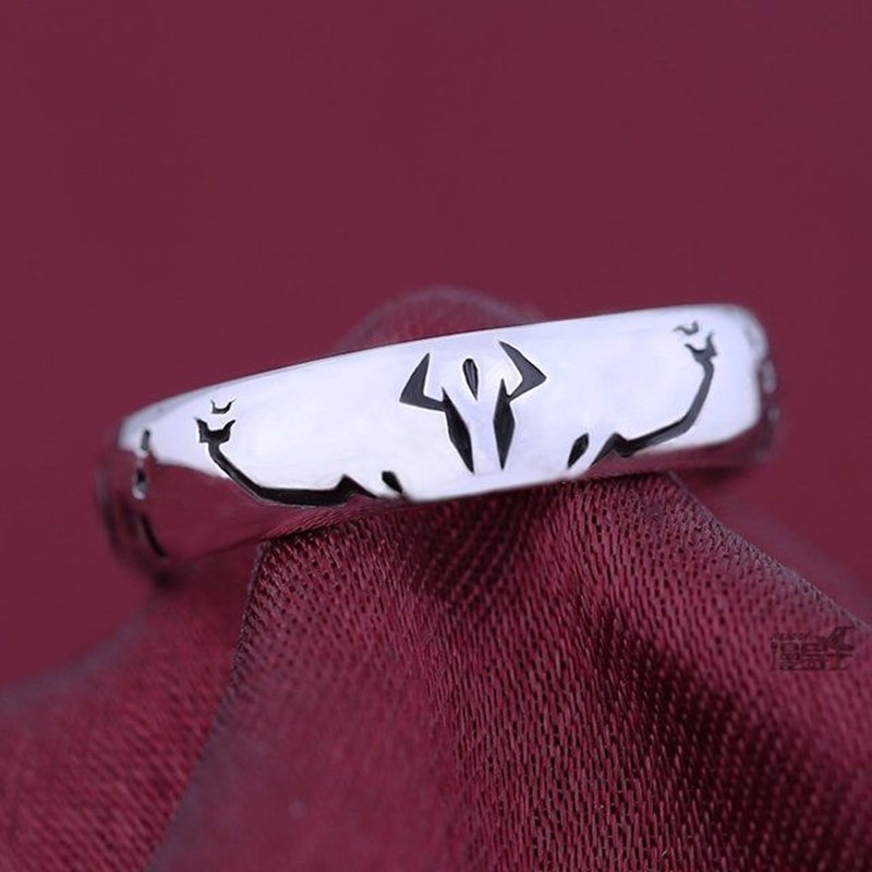 Anime Jujutsu Kaisen Ryomen Sukuna Itadori Yuji Nhẫn Cosplay Nam Nữ Có Thể Điều Chỉnh Nhẫn Trang Sức Chống Đỡ Phụ Kiện