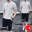 Set đồ bộ nam thể thao đơn giản thoáng mát co dãn dùng để mặc đi chơi hay tập gym đều được