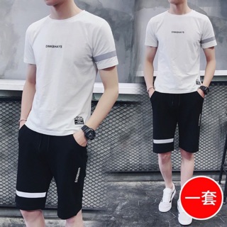 [GIAO HỎA TỐC] Set đồ bộ nam thể thao đơn giản thoáng mát co dãn dùng để mặc đi chơi hay tập gym đều được