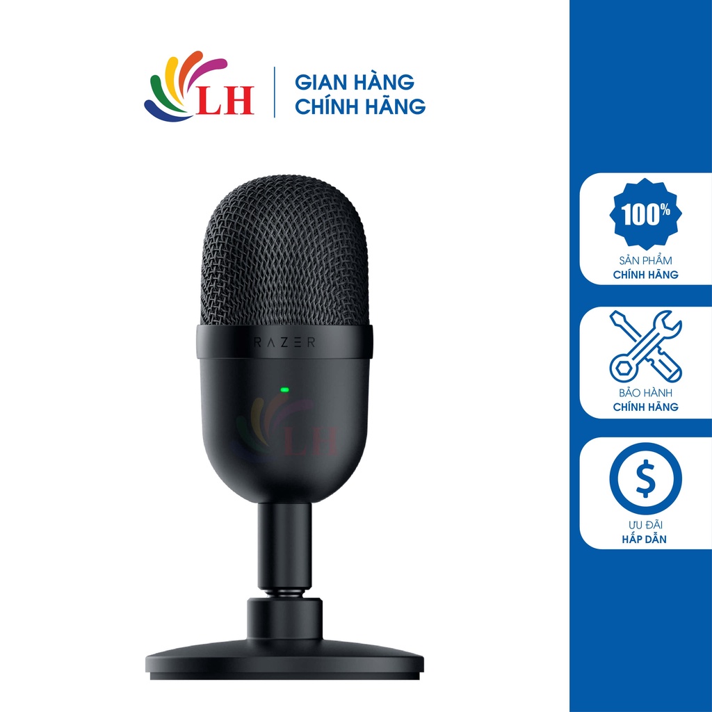 Microphone Razer Seiren Mini - Condensateur 14 Mm, Ultra-compact, Noir - Pour Streaming, Enregistrement - 13
