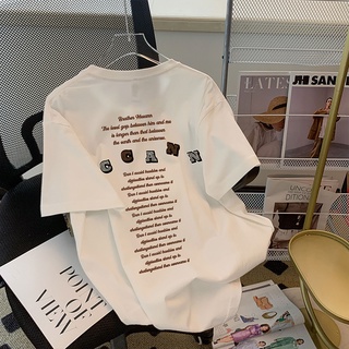 Áo thun HIIXIIVI 100% cotton tay ngắn cổ tròn in hình hoàng hôn thời trang mùa hè phong cách Hàn Quốc 2022 dành cho nữ