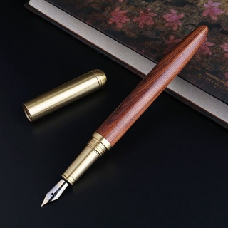 Vintage Luxury  Copper Fountain Signature Pen Fine Nib 0.7mm Writing Tool