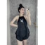 Set yếm hạc cho nữ mặc nhà, mặc ngủ siêu sexy, vải lụa satin loại 1, toàn màu tôn da, quyến rũ