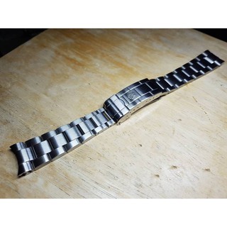 Cho 20 Mm Vintage Submariner ROLEX 14060 16610 16800 Bạc Chắc Chắn Đường Cong Cuối Thép Đồng Hồ Vòng Tay
