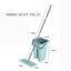Cây chổi lau nhà tự vắt thông minh mâm nhựa xoay 360 độ quét lao chà sàn vệ sinh nhà cửa tặng 1 bông lau siêu thấm hút