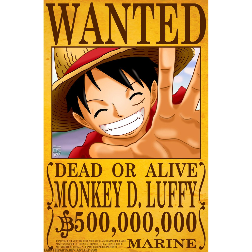 Tạo poster truy nã One Piece live action