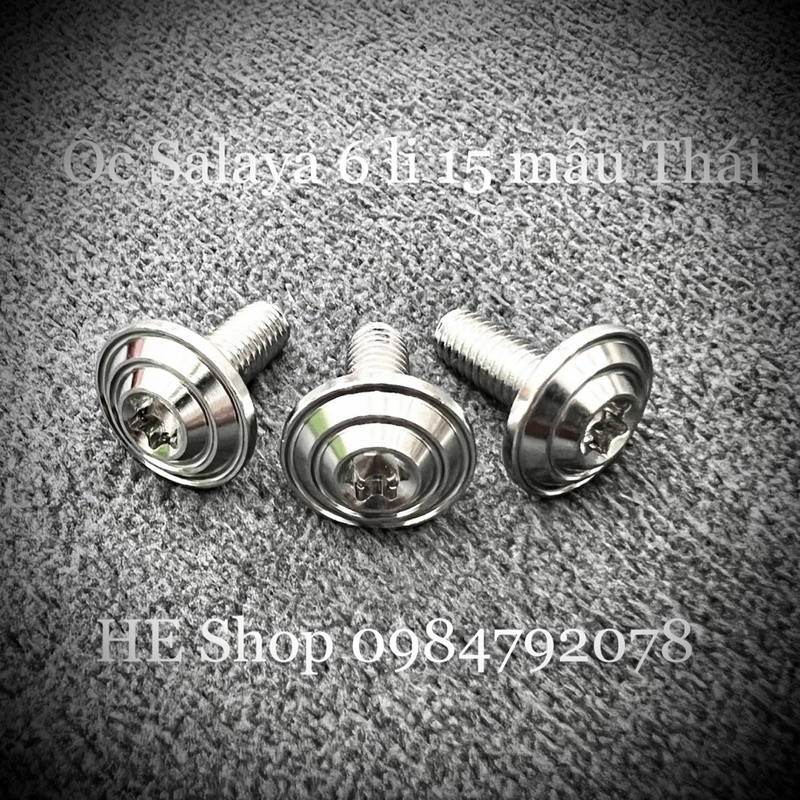 [6 Li] Ốc Salaya Inox 304 Đầu Dù Mẫu Thái | Shopee Việt Nam