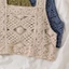 Pealike Nữ Vintage Móc Camisole Bohemian Rỗng Ra Hình Học Hoa Dệt Kim Áo Mỏng Không Tay Crop Đi Biển