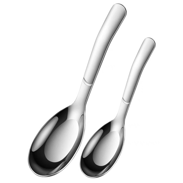 Muỗng thìa ăn cơm phở Inox 316 cao cấp sáng bóng (3 kích thước)