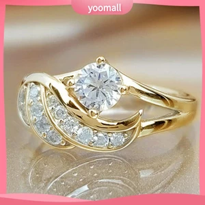 Nhẫn Hình Cánh Thiên Thần Đính Đá Thời Trang Dành Cho Nữ