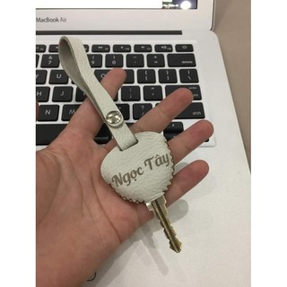 Bao da bò thật bọc chìa khóa các dòng xe Vespa bằng da bò