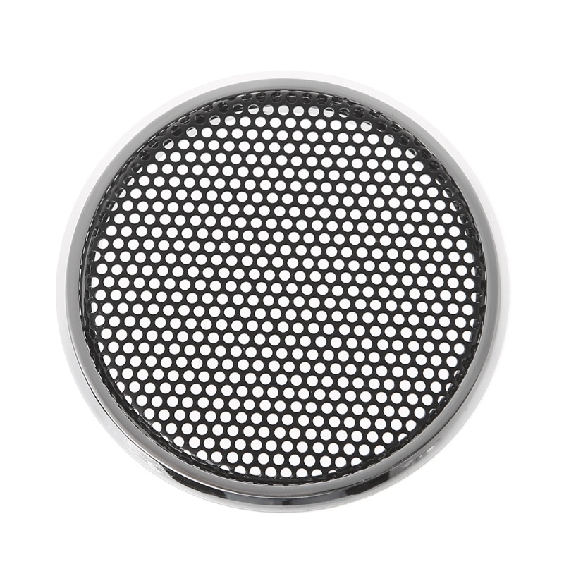 Bộ 2 Khung Lưới Thép Hình Tròn 2inch Bảo Vệ Loa Xe Hơi