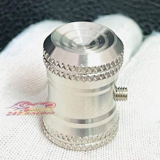 Ốc chụp giò đạp Mẫu Thái Lăn Kim CNC INOX 304 002 gắn xe máy Sirius Wave Dream Rsx Blade...