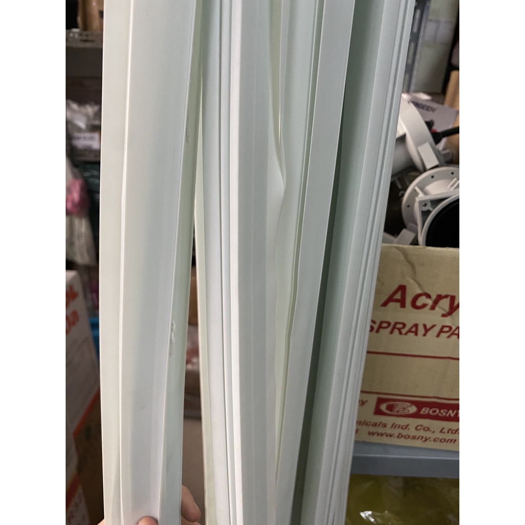 Ron tủ lạnh kiểu gài (cài) dài 2 mét xám và trắng xanh vít ( có kèm từ)