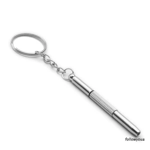 3in1 Eyeglasses Screwdriver Sunglass Watch Repair Kit Screwdriver Tool Keychain