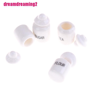 Bộ 4 lọ sứ trắng có nắp cho tỷ lệ trang trí nhà cửa