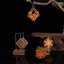 TOPTOOLCX Dangle Bông tai Trang sức Bông tai gỗ Bohemian Châu Phi