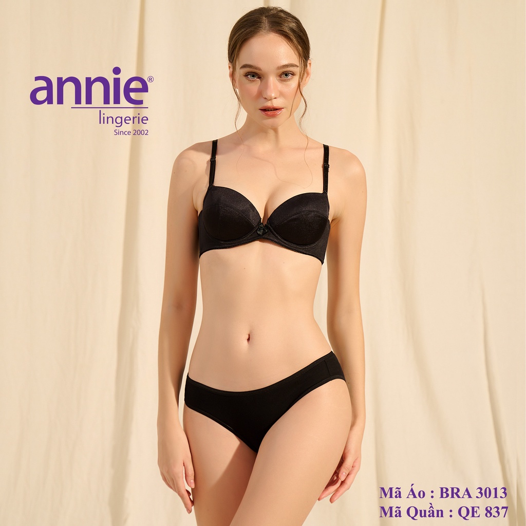 Bộ đồ lót Nữ annie 3013B Đồng Bộ Chất Liệu Mềm Kiểu Dáng Thoải Mái, Thoáng Mát Khi Mặc