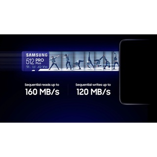 Thẻ nhớ MicroSDXC Samsung Pro Ultimate 128GB đọc 200MB/s ghi 130MB/s U3 A2 V30 kèm adapter (Xanh)