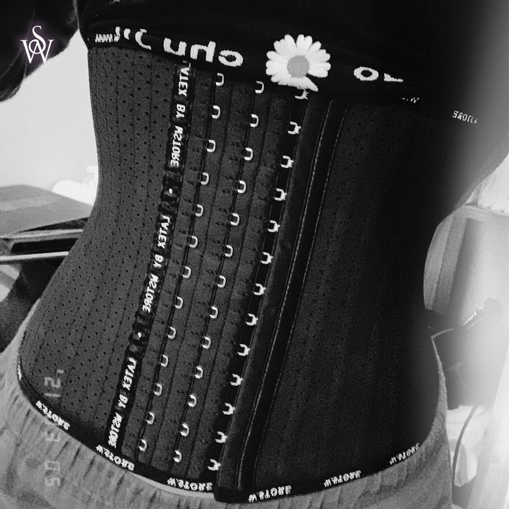 Ảnh Gen Nịt Bụng Sau Phẫu Thuật Hút Mỡ - Định Hình Eo Giảm Mỡ - Latex Lưới Gymie WSTORE 25 Xương, Thông Hơi - Corset Chuẩn 2
