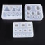 Yoo Handmade Bông Tai Mặt Dây Chuyền Khuôn Silicon Nhựa UV DIY Đá Quý Làm Khuôn Thủ Công