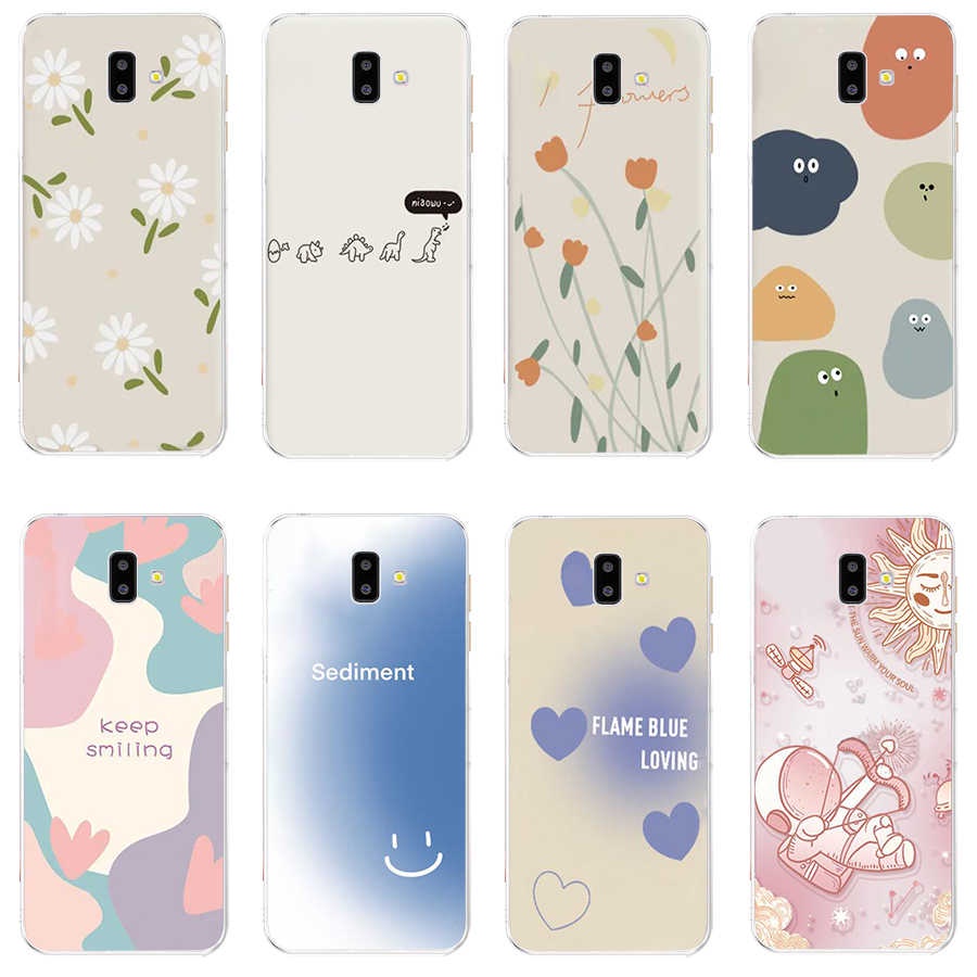Ốp Điện Thoại TPU Dẻo In Họa Tiết Độc Đáo Thời Trang Cho Samsung Galaxy j6 2018 plus j7 2015 j7 2016 j7 pro 2017