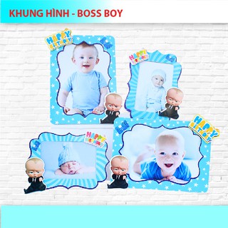 (9 MẪU)KHUNG HÌNH GIẤY CHỦ ĐỀ BÉ TRAI - SET 4 KHUNG