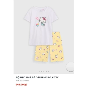 Bộ mặc nhà bé gái Kanifa vải siêu đẹp