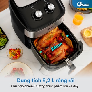 Nồi chiên không dầu FujiE AF9 dung tích 9,2L, hàng chính hãng, bảo hành điện tử toàn quốc 24 tháng