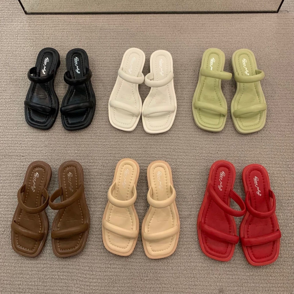 Giày Sandal Cao Gót Thời Trang Mùa Hè 2023 Phong Cách Pháp Cho Nữ