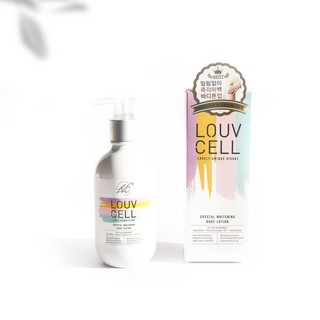 Kem dưỡng trắng da body Louv Cell 250ml -Dưỡng Thể Trắng Da LOUV CELL Crystal Whitening Body Lotion