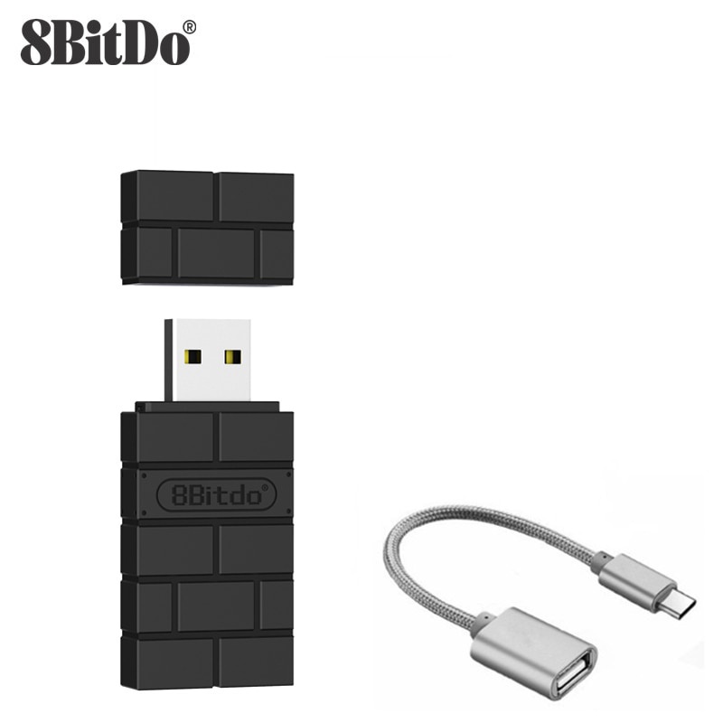 8bitdo USB Bộ Chuyển Đổi Bluetooth Không Dây Cho Windows Mac Raspberry Pi Switch Hỗ Trợ PS4 Xbox One Bộ Điều Khiển Cho Switch
