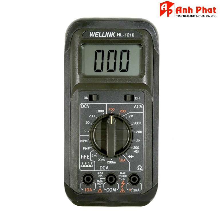 [ WELLINK HL 1210 CHÍNH HÃNG ] ĐỒNG HỒ VẠN NĂNG ĐIỆN TỬ WELLINK HL-1210 ...