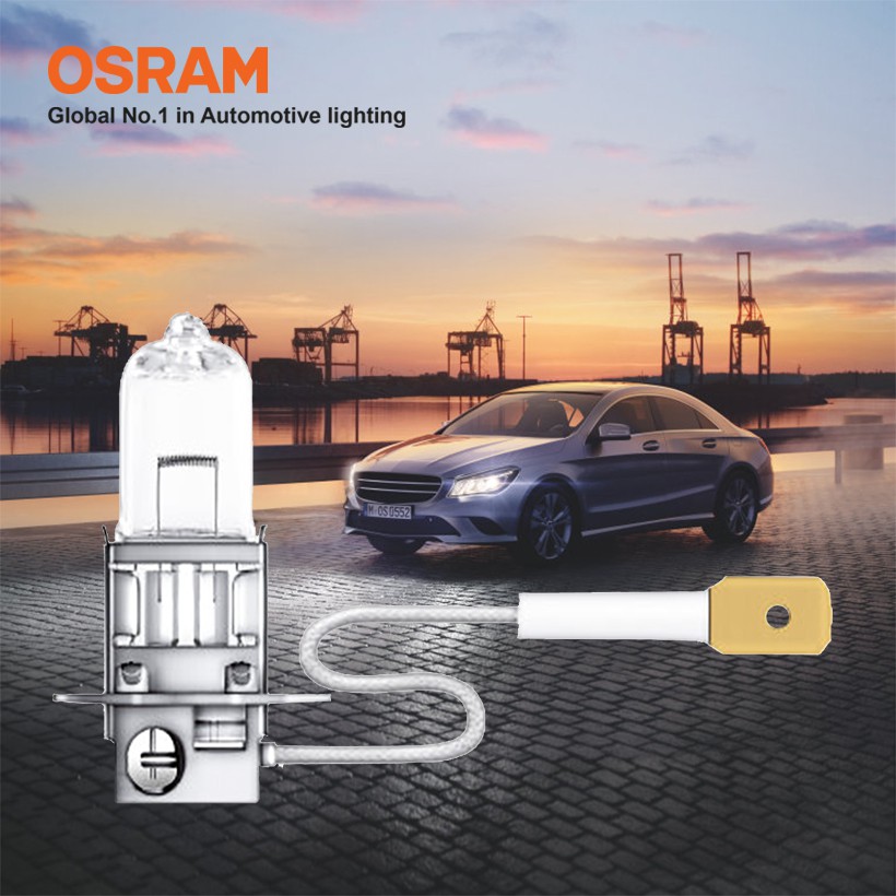 Bóng Đèn Halogen OSRAM Original Dùng Cho Xe Oto Xe Hơi Chân H3 12V 55W 64151-01B - 3200K 1450LM