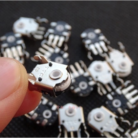Nút cuộn chuột / Scroll chuột Encoder TTC trắng - vàng cao cấp 8mm 9mm ...