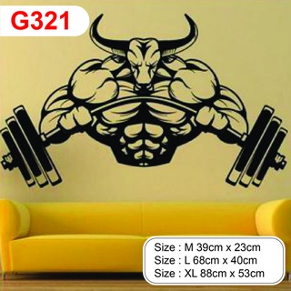 Decal dán trang trí phòng GYM tăng động lực, thu hút khách hàng, tăng doanh thu, tăng sức tập cho khách P13