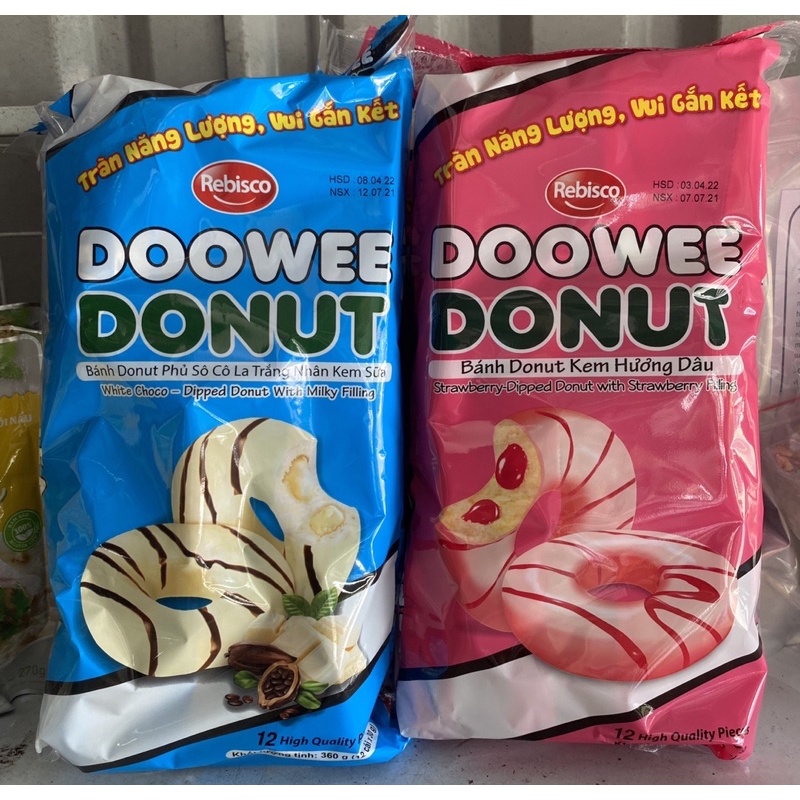 Bánh DOOWEE DONUT 360g/12 Cái X30g | Shopee Việt Nam