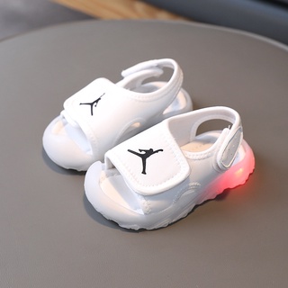 PS1 Xăng đan Bóng Rổ Cho Bé Trai Bé Gái Unisex Thoáng Khí Mùa Hè Giày Đi Biển Phong Cách Hàn Quốc Dép Mềm Thường Ngày SP1