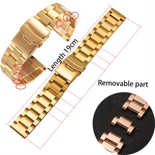 18 / 19 / 20 / 21 / 22 / 23 / 24 / 25mm Dây đeo đồng hồ bằng thép không gỉ nguyên khối cho SEIKO 5 Diver TUNA Diving Metal Watchband Vòng đeo tay thay thế đa năng Nam Nữ Phụ kiện