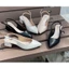 Giày cao gót 3 phân mũi nhọn Annmodels kiểu dáng slingback gót vuông _A0034MIN [HỖ TRỢ ĐỔI SIZE]
