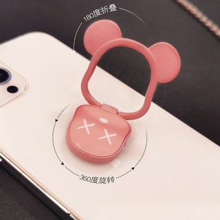 Gấu Bạo Lực Giá Đỡ Điện Thoại Vòng Siêu Mỏng Di Động Khóa Hộp Đựng Nam Nữ Cặp Đôi Di Động Phía Sau Nhẫn