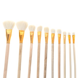 Set 10 cọ vẽ màu nước tiện dụng